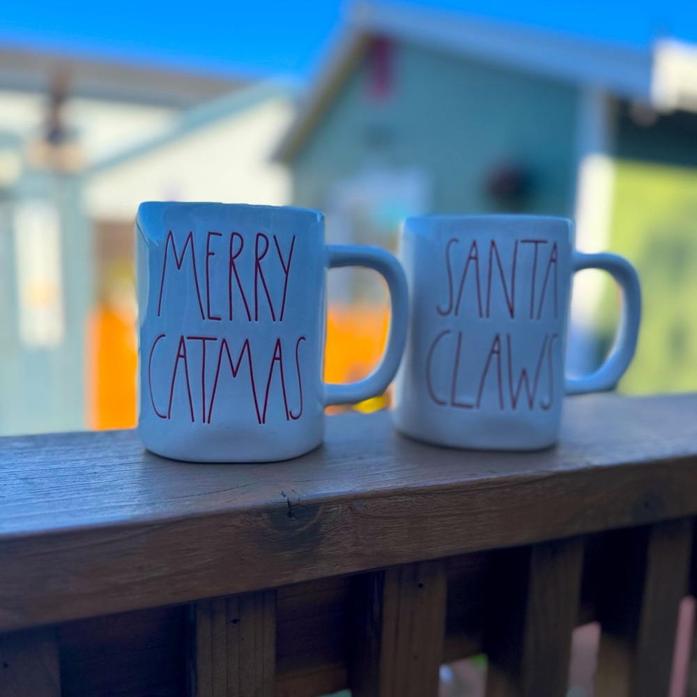 Rae dunn coffee mug set